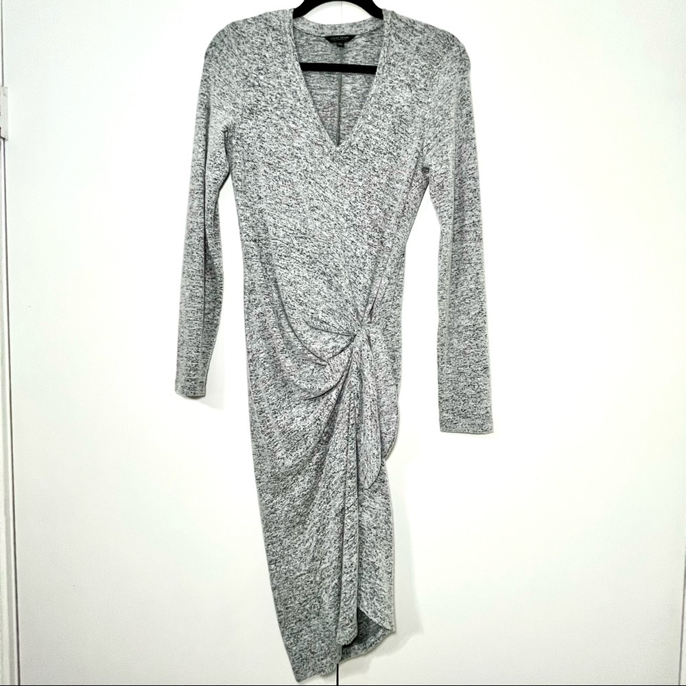 Lucky brand gray knit dress